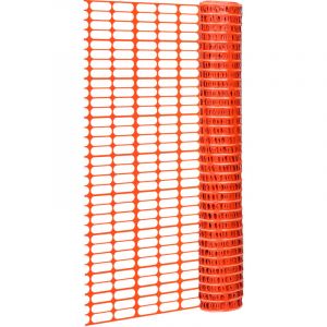 Swanew Barrière de signalisation 1x50m Grillage de délimitation pour balisage plastique Clôture de jardin - Orange