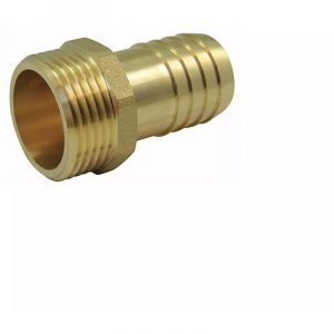 Raccord male fileté - cannelé male en laiton ø a: 3/8'' ø b: 15mm