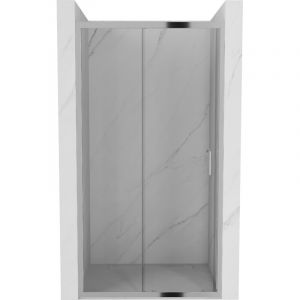Mexen - Apia porte de douche coulissante 125 cm, transparent, chrom&eacute;e - 845-125-000-01-00