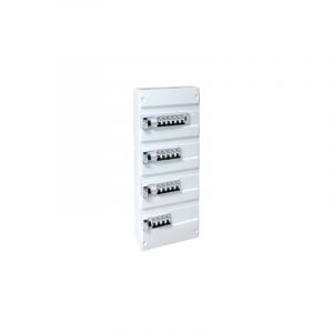 Eur Ohm - Tableau électrique pré-équipé pour logements de T1 à T6 - tableau pré équipé - Tableau pré-équipé 4 rangées / 3 id 63A type ac / 1 id 63A
