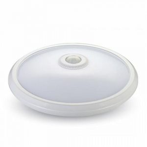 Plafonnier circulaire &agrave; led 12W avec d&eacute;tecteur de mouvement infrarouge V-tac VT-13