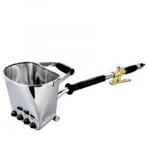 Pulv&eacute;risateur de Ciment Projecteur Mortier Pistolet &agrave; Ciment Machine &agrave; Cr&eacute;pir avec 4 Jets Pl&acirc;tre B&eacute;ton Mortier Chaux Pulv&eacute;risateur de Sablon pour