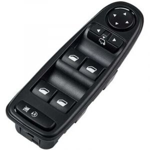 ZVD - Commande de vitre C4 Picasso r&eacute;troviseur avant et arri&egrave;re gauche 6554.YH Citroen C4 Grand Picasso bouton de l&egrave;ve-vitre interrupteur