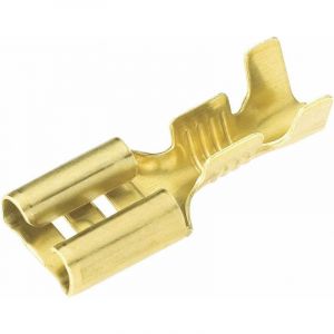 Vogt Verbindungstechnik - Cosse clip 6.3 mm x 0.8 mm 3833.60 180 &deg; non isol&eacute; m&eacute;tal 1 pc(s) D28051