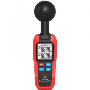 D&eacute;tecteur multifonctionnel de champ &eacute;lectrique, de champ magn&eacute;tique et de rayonnement K7, Testeur de rayonnement &eacute;lectromagn&eacute;tique portable,
