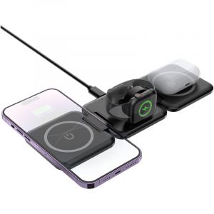 Chargeur A Induction Pliable 3en1 20w