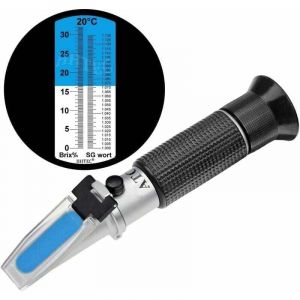 Réfractomètre antigel 4 en 1 éthylène glycol, propylène glycol, pour point de congélation de l'eau de refroidissement, liquide lave-glace, AdBlue,