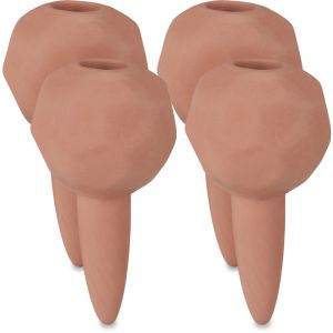 12 boules d'arrosage en argile, &Oslash; 6 cm, c&eacute;ramique, arrosage automatique pour plantes en pot, terre cuite, set de 12