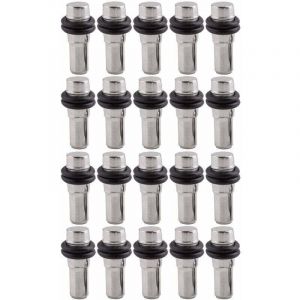 10x Taquet tenon avec amortisseur rev&ecirc;tement plastique noir sp&eacute;cial tablette bois et verre 5mm Meuble Table Etag&egrave;re Support Plateau Vitre