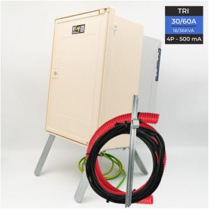 Coffret triphas&eacute; 6 prises