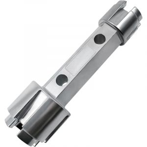 Cl&eacute; &agrave; bonde pour baignoire et douche, robuste, en alliage d'aluminium, pour l'installation et le retrait de la plupart des bondes de salle de bain et