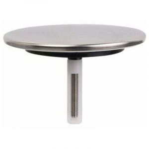 clapet recouvrant pour vidage baignoire, diametre 70 mm, inox, nicoll, ref.411916