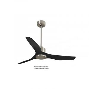 Klassfan - Modulo de Super d&eacute;stratificateur d'air avec thermostat et wifi, noir et chrome pour 50 &agrave; 90 m&sup2; KLDC3P4BKTemp