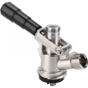 Distributeur de Bi&egrave;re, Robinet pour FUT de Biere, Coupleur de F&ucirc;t de Bi&egrave;re de Type S, G5/8 Robinet &agrave; f&ucirc;t de Bi&egrave;re avec soupape de surpression, Coupleu
