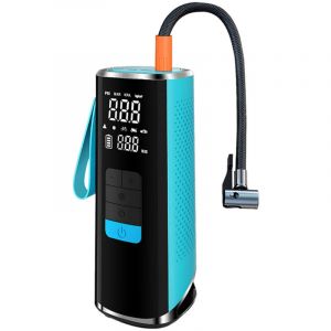 TONYSA Compresseur d'air portable, gonfleur de pneus de voiture, gonfleur &eacute;lectrique sans fil, adapt&eacute; aux voitures, v&eacute;los, matelas et ballons. Mini