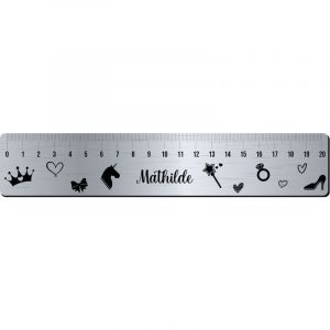 Decoho - Règle graduée 20 cm personnalisée pour écolier · Prénom | Princesse http://www. .com/img/co/108227.jpg - 21 x 4 cm - http://www.