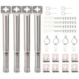 Accessoires pour brûleur tubulaire 31-44 cm pour Campingaz, Landmann, Taino, Tepro, Napoleon, Charbroil, Enders Monroe, Mr Gardener, ensemble de
