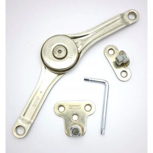 Bras nickel&eacute; pour portes vasistas