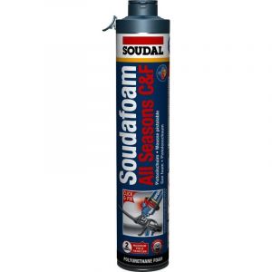 Soudafoam all seasons click&fix mousse pu pour pistolet (750 ml) - 117789 - Soudal