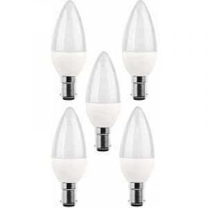 packs d'ampoules LED B15, ampoule incandescente 5 W, 220V 270 lm, lumière du jour 3000 K, ampoule B15 à culot baïonnette, [classe d'efficacité