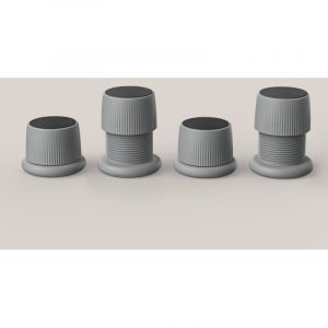 But&eacute;e de t&ecirc;te de lit, but&eacute;e murale de 4 &agrave; 6,5 cm, outil anti-vibrations pour cadre de lit r&eacute;glable, stabilisateur de t&ecirc;te de lit pour meubles muraux