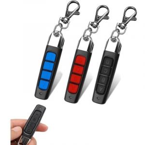 3PCS Telecommande Universelle Portail 433 MHz Telecommande Portail Bip Portail Universelle T&eacute;l&eacute;commande Portail Universelle