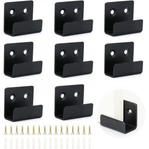 8 Pi&egrave;ces Crochets Robustes Carreaux de Acier Inoxydable, Crochet Mural Robuste avec vis et Tube d'Expansion, Pour Salles de Bains, Cuisines et