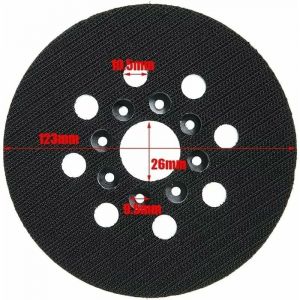 Jamais utilisé] Lot de 2 patins de ponceuse de rechange à 8 trous de 12,7 cm, compatibles avec Bosch gex 125-1 ae, pex 220 a, pex 220 ae