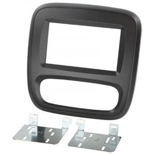 Adnauto - Kit Facade Autoradio KA335 compatible avec Nissan NV300 Opel Vivaro Renault Trafic Fiat Talento ap14 - Noir