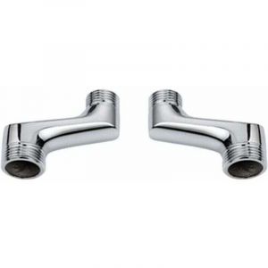 Raccord coud&eacute; de douche , r&eacute;ducteur coud&eacute; en laiton, bras pivotant r&eacute;glable, raccord mural coud&eacute;, raccord excentrique 1/2 3/4, chrom&eacute; A