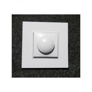 Schneider Electric - Variateur rotatif molette pour fluo blanc Polaire 4 fils 200mA complet avec support et plaque Altira schneider