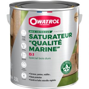 Owatrol - Saturateur incolore pour bois durs D1 qualite marine Incolore 20 litres