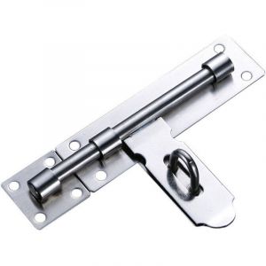 Loquet de Porte Serrure Porte Verrou Loquet Porte Loquet de Verrou Boulon à Glissière Loquet de Portail en Acier Inoxydable pour Entrepôt Garage