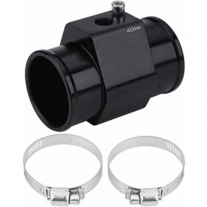 Capteur de Temp&eacute;rature de l'Eau(40mm)Noir, Adaptateur de Jauge de Tuyau de Temp&eacute;rature de l'Eau de Voiture Sonde de Temp&eacute;rature Joint de Radiateur
