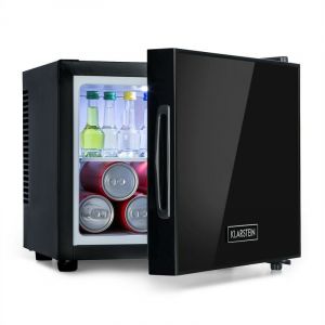 Klarstein - Mini Frigo de Chambre et Bureau pour Boisson, Petit Frigo Silencieux, Refrigerateur Mini Bar 10L, Petit R&eacute;frig&eacute;rateur Camping, &Eacute;tag&egrave;res