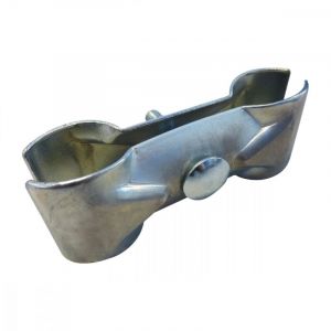 Moncoffrage - Collier de serrage anti vandalisme (pour clôture de chantier grillagée ou opaque)