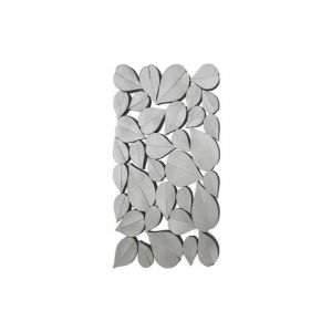 Miroir Décoratif Design Flower, Verre, Miroir, Rectangulaire, Style Baroque, 76.2 x 2.5 x 107 cm - Meubler Design