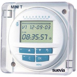 Suevia - Practic Log Programmateur horaire pour montage en saillie numérique 230 v/ac 3680 w R532931