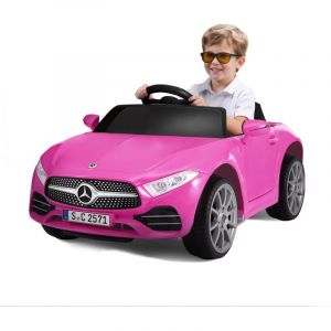 Homemiyn - Voiture &Eacute;lectrique pour Enfant -Mercedes CLS350 &ndash; Rose&ndash; Confort, S&eacute;curit&eacute; et Musique