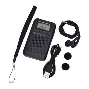 Shining House - Radio Portable Mini Radio de Poche avec Haut-Parleur fm/am Numérique Stéréo dsp Récepteur avec Réveil et Minuterie pour Maison et