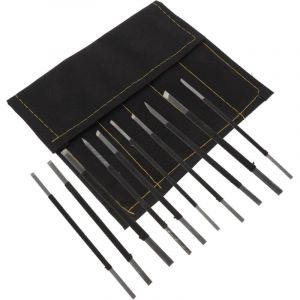 10 Pi&egrave;ces Set de Outils de Gravure Acier Au pour Sculpture sur Pierre Kit de Tailleur de Pierre et pour Artisans et D&eacute;butants