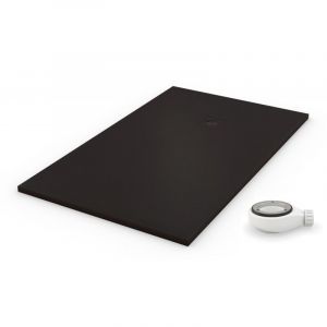 PDD - Receveur de douche resine extra plat pro noir Ral 9005 70x120
