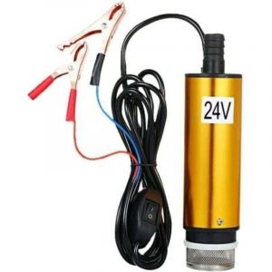 Pompe Submersible Pour Le Pompage De L'eau De Gasoil 51mm Pompe De Transfert De Carburant Ravitaillement Avec Tamis Filtrant, DC 24V