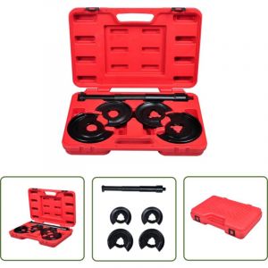 Kit de compresseur &agrave; ressort 5 pcs Mercedes - Compresseur &agrave; Ressort - Outil Auto - Outils M&eacute;canique - R&eacute;paration Voiture - Remplacement Ressort