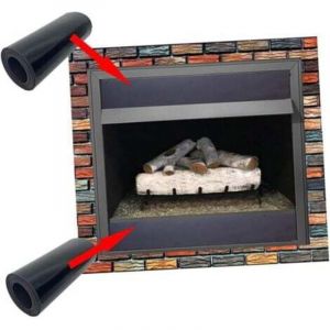 (101.6&times;10.16cm)2 PCS Bouchon de tirage de chemin&eacute;e magn&eacute;tique, protection contre les tirages de chemin&eacute;e int&eacute;rieure, couvercle de ventilation,