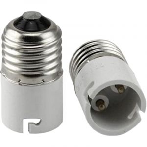 CCYKXA Convertisseur De Douille E27 À B22, Adaptateur De Douille D'ampoule À Vis À Baïonnette, Support D'ampoule Pour LED/CFL Et Ampoules À