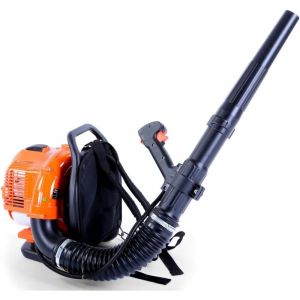 Souffleur de feuilles dorsal thermique FUXTEC FX-LB133T &ndash; plus de 300 km/h &ndash; confortable pour le dos et portable pour les grandes surfaces &ndash;