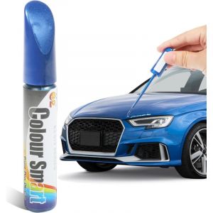 (Bleu) Peinture automobile, peinture pour carrosserie, stylo de retouche, stylo correcteur de rayures, stylo de retouche, correcteur de rayures pour