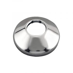 Tycner - Cône Forme Acier Chromé 3/4' Inch Tuyau Collier Ovale Couverture 80mm Large