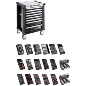 Facom Servante d&rsquo;atelier JET.9GM3 avec 18 modules noir